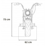 Elektrická motorka Chopper Warrior - zelená